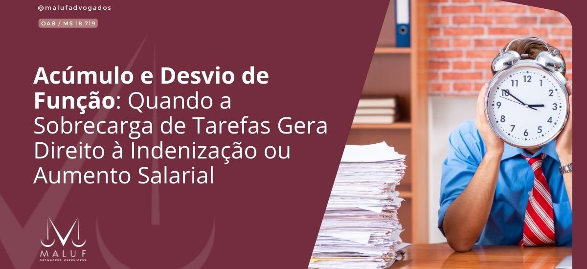 Acúmulo e Desvio de Função: Quando a Sobrecarga de Tarefas Gera Direito à Indenização ou Aumento Salarial